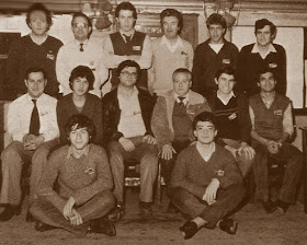 Componentes del equipo de 2ª categoría del Club Ajedrez La Lira en 1979