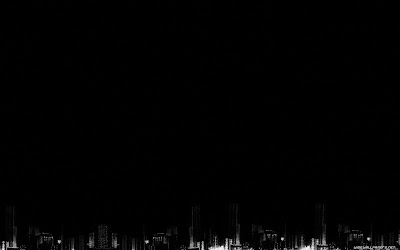 black wallpaper sky town