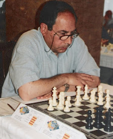 El ajedrecista Joan Bautista Sánchez en 2003