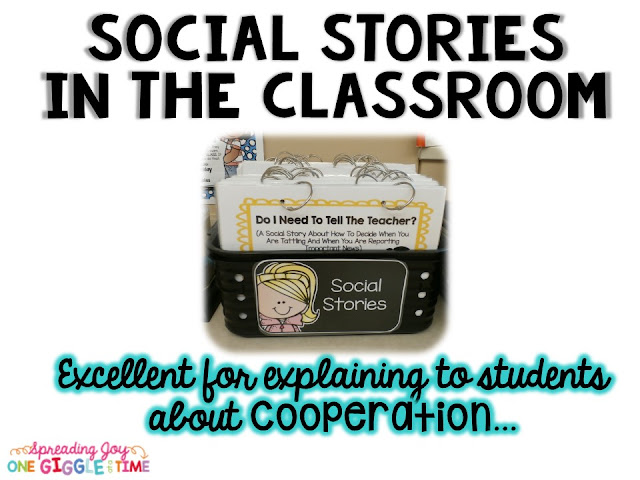 Using Classroom Social Stories is the perfect way to build strong classroom community. These social stories prepare students for back to school, safety procedures, cooperation, differences, special events, academic abilities, and getting along.