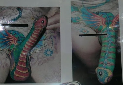 PENIS TATTOO: This is some