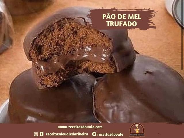 Receita de Pão de Mel Trufado