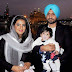 Latest: Harbhajan Singh with wife and Daughter