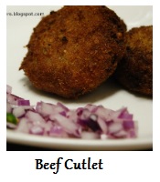 Beef Cutlet and Onion Salad