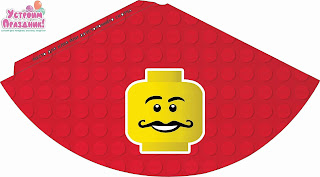 Lego Party Free Printable Hats.