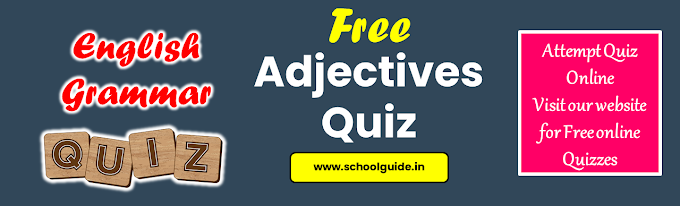 Adjectives Quiz for Primary Classes