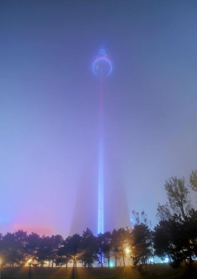 18 Extraordinary Pictures: Filters Fade in Front of Nature’s Magnificence - A tower in mist