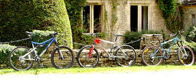 Three Rough Road Mountain Bikes