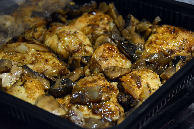 chicken with mushrooms, kosher ladino