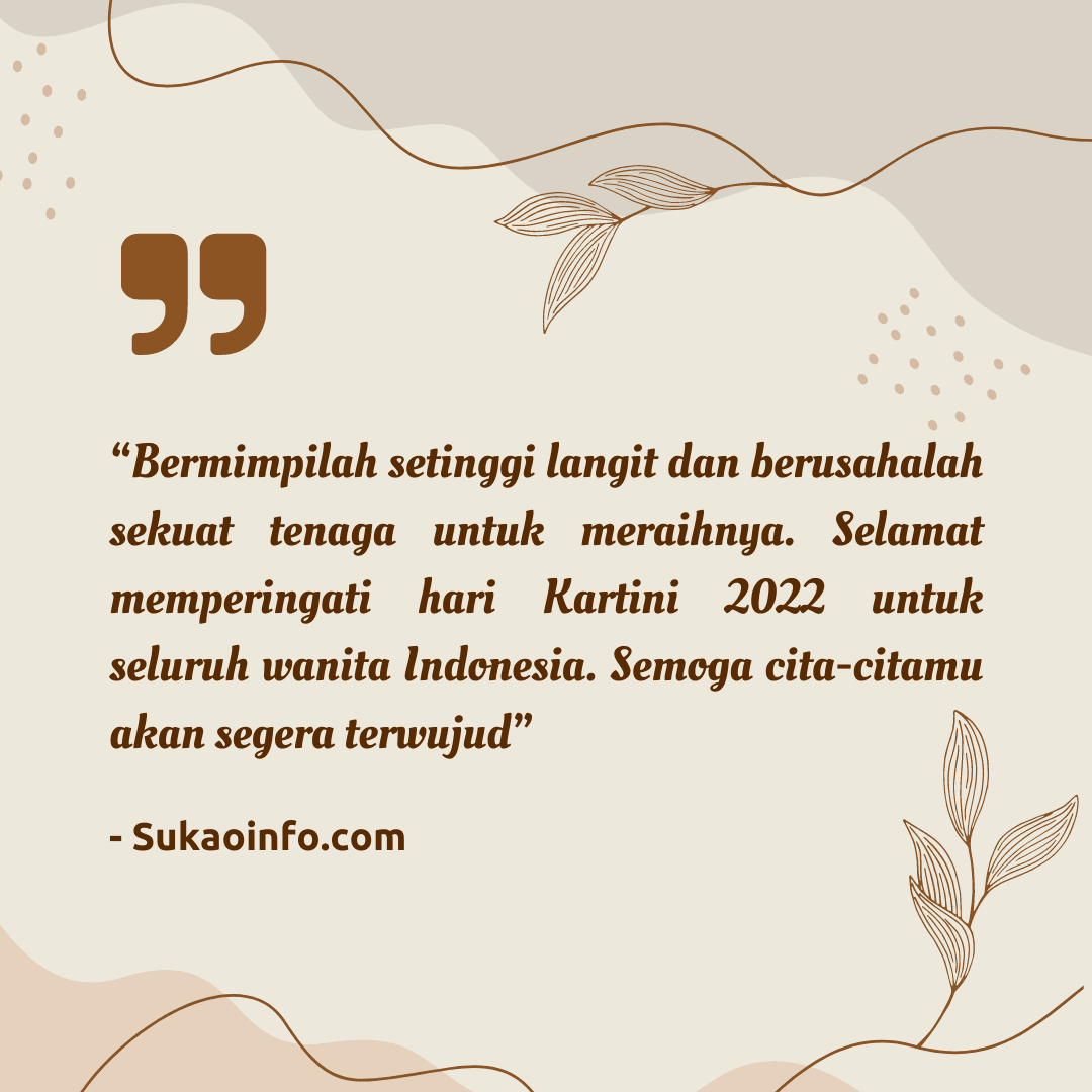 Quote Ucapan Selamat Hari Kartini 2022 png