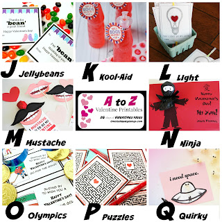 A to Z Valentine Printables @michellepaigeblogs.com