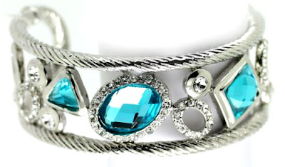 blue diamond stylish bangle