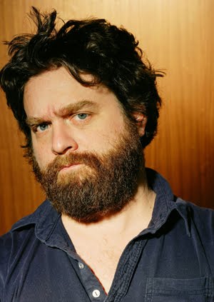 zach galifianakis. Zach Galifianakis lit up a