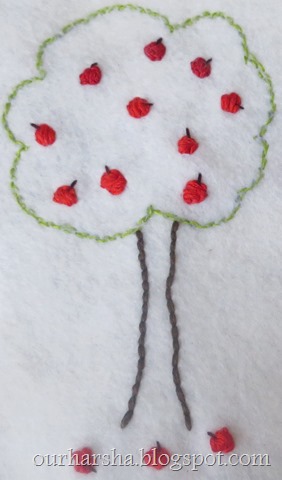 Apple Tree-Hand Embroidery (12)