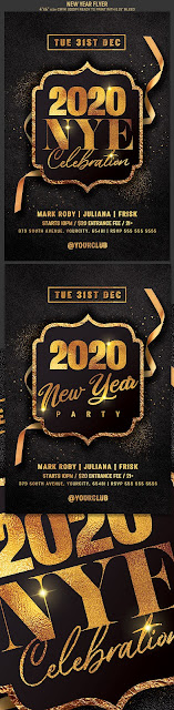  New Year Flyer Template