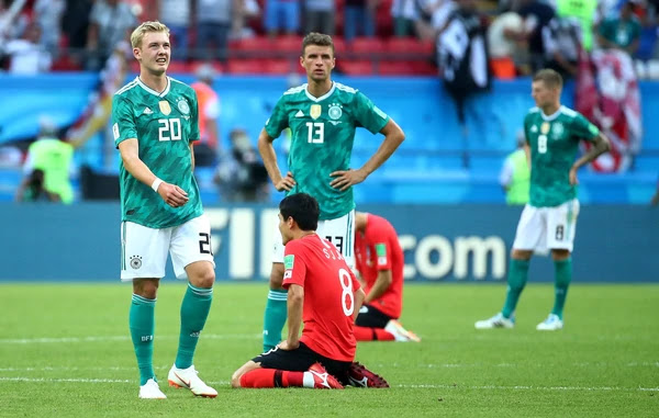 Alemania perdió con Corea del Sur y quedó eliminada del Mundial en primera ronda