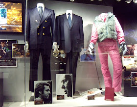 Frost Nixon and Bridget Jones movie costumes display