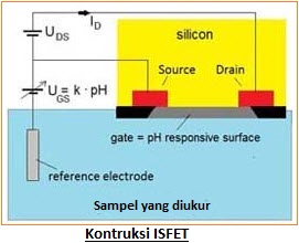 Prinsip Kerja ISFET - Ion Sensitive Field-Effect Transistor