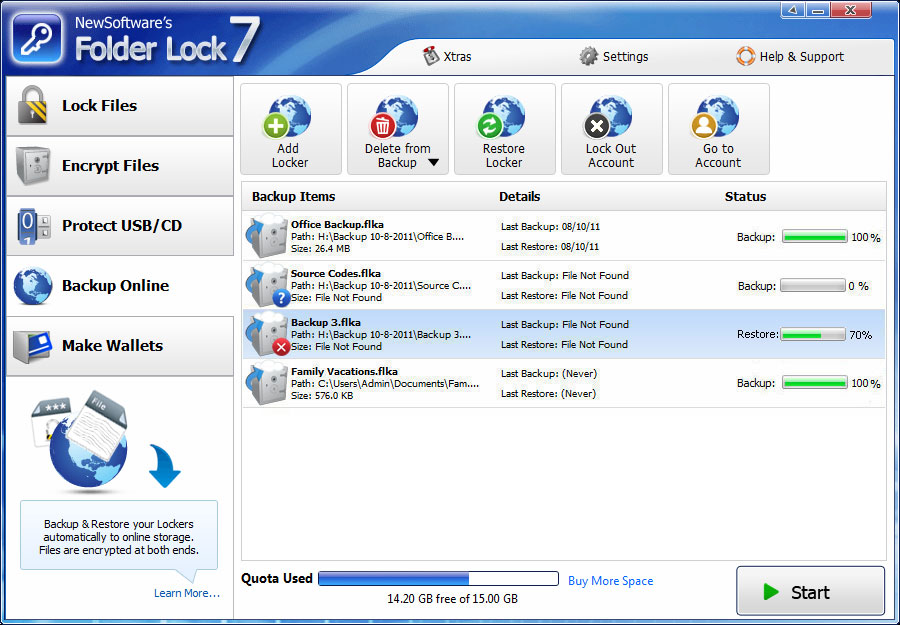 Free Folder Lock 7