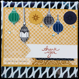 Stampin' Up! Moroccan lantern card by Spread Joy Stamping
