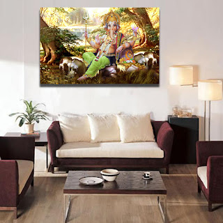 Lord Ganesha Paintings on Canvas