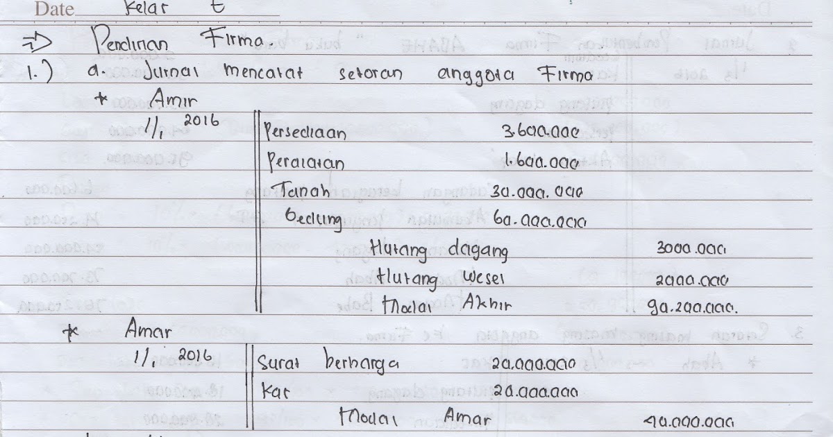 AKUNTANSI KORPORASI(JAWABAN TUGAS FIRMA_1) ~ media belajarku