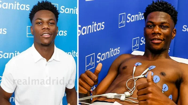 Pictures Of Tchouameni Arriving And Completing His Medical At Real Madrid