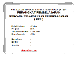 Download RPP KTSP Fisika Kelas XII SMA