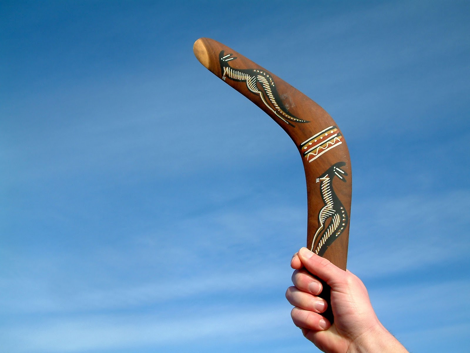 aborigenes australianos Boomerang