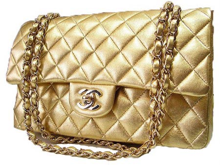 Chanel Classic 25Cm Quilted Gold bag