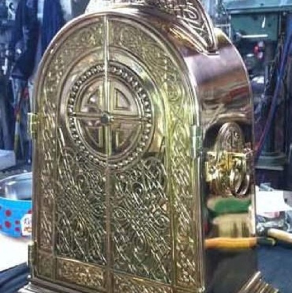 Thieves made off with the rare Celticdesigned reliquary an ornate 