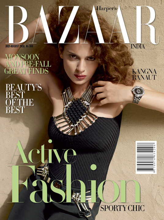 Kangna Ranaut – Harper’s Bazaar India (August 2010)