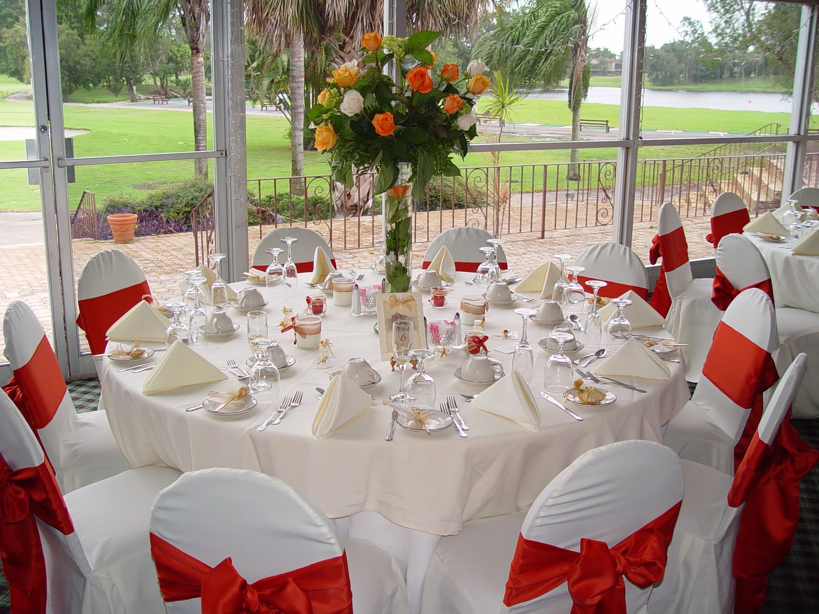 Beach Theme Wedding Table Centerpieces