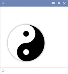 Yin-Yang Facebook Symbol