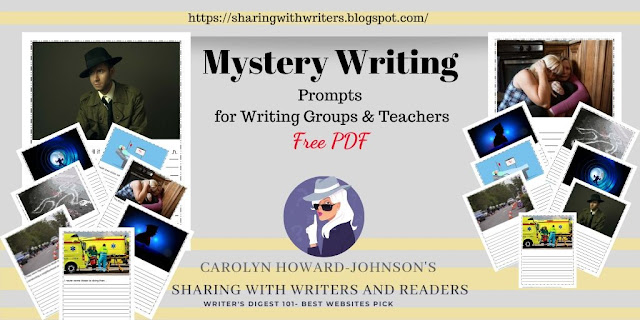 Mystery Writing Prompts PDF Instant Download for Writing Groups and Teachers