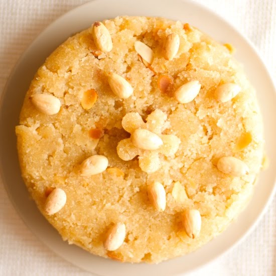 Greek semolina halva