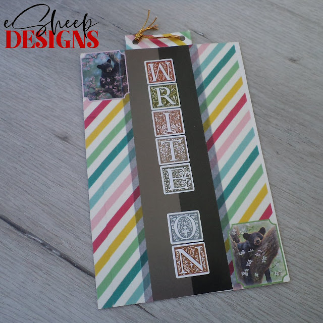 Junk journal writing board by eSheep Designs