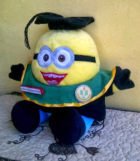 Boneka wisuda minion, boneka wisuda murah, boneka wisuda