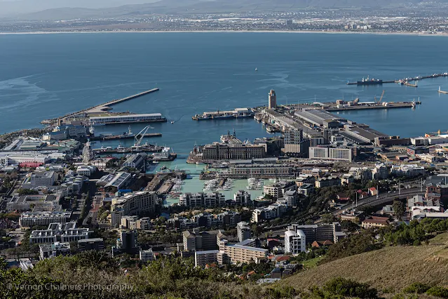 V&A Waterfront view from Signal Hill Vernon Chalmers Photography