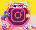 Jasa Tambah 1000+ Followers Instagram Real [WW] High Quality Garansi 1 Tahun