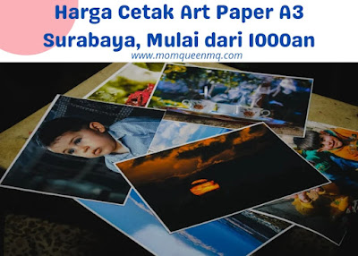 Harga cetak art paper A3 Surabaya