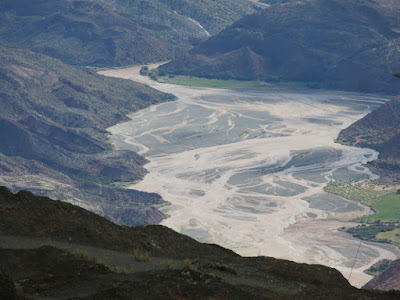 Bonete Palca, Rio San Juan de Oro sind mit diesem Wasser nicht mehr passierbar