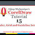 Grid line setting in corel draw