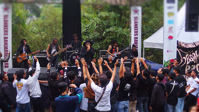 Jamphe Johnson di event Banjarnegara Slankers Party 7