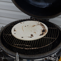 pizza stone on grill