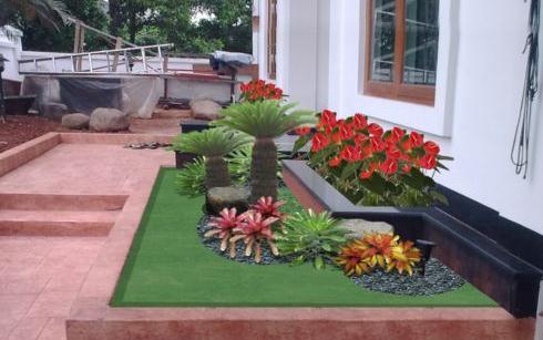 65 Desain Taman Depan Rumah Mungil Minimalis  Desainrumahnya.com