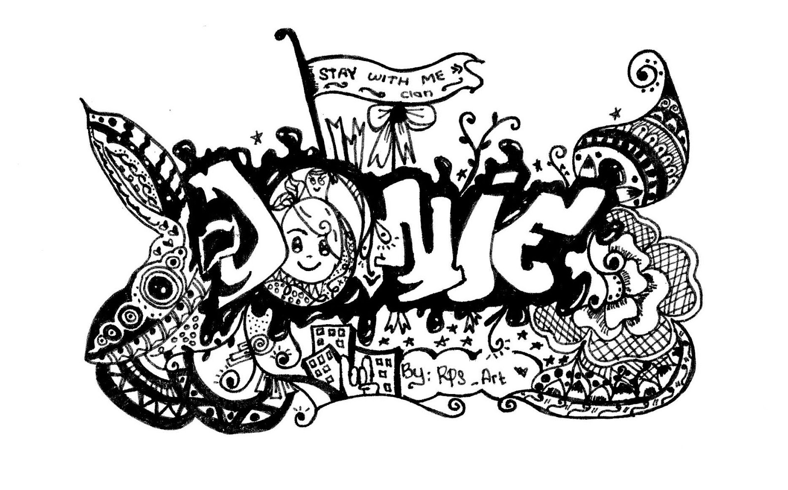 Rps Art Doodle Art Name Part 3