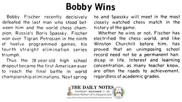 Bobby Wins