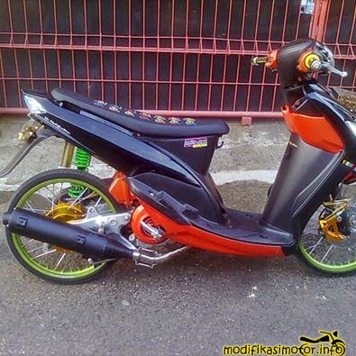 Gambar & Foto Modifikasi Motor Mio Soul, J, Sporty Terbaru 