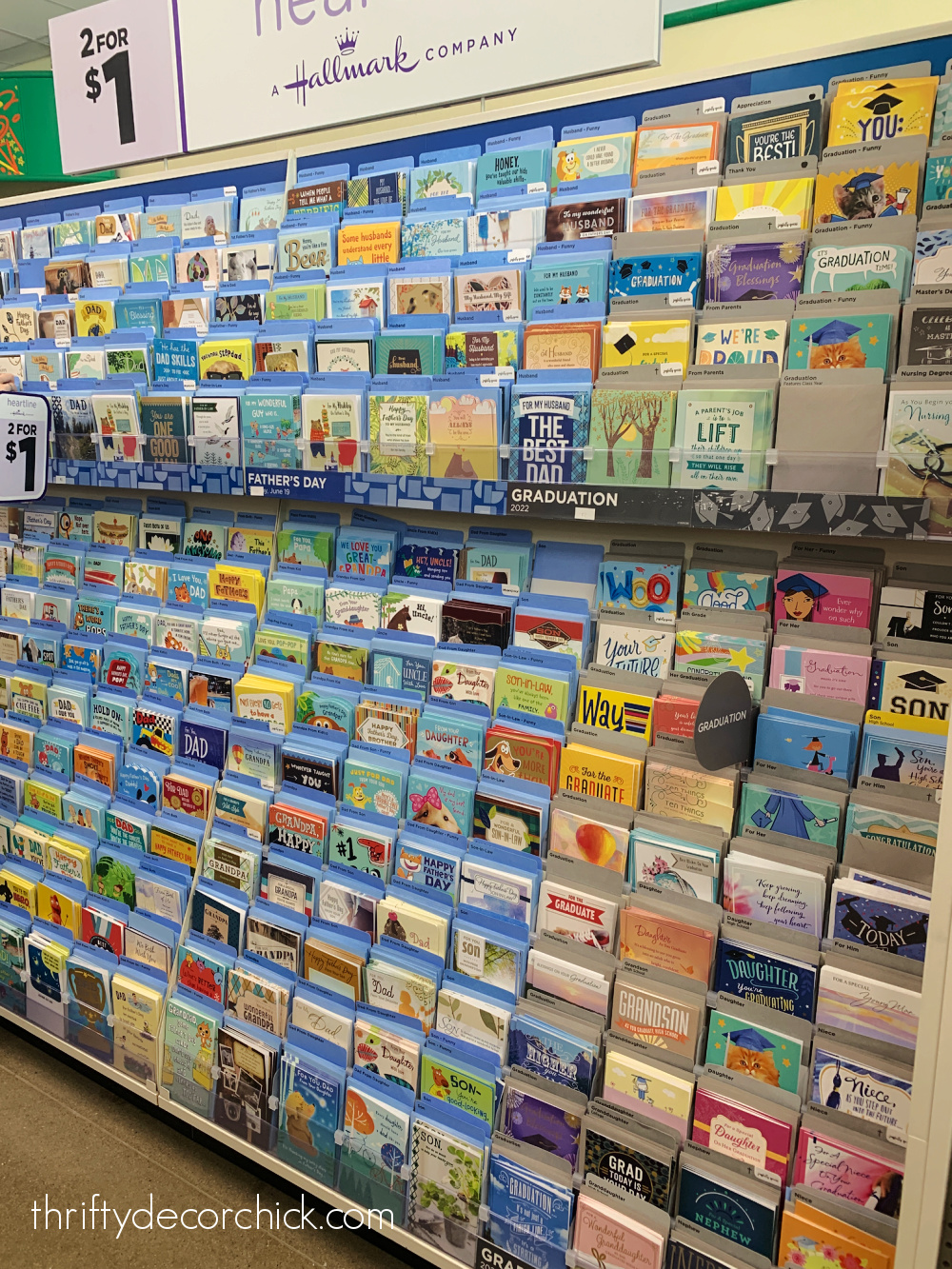 cheapest greeting cards dollar store
